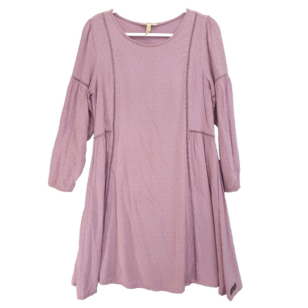 Womens Matilda Jane Swing Dress Turn on the Charm Peasant Dress Size M Lavendar